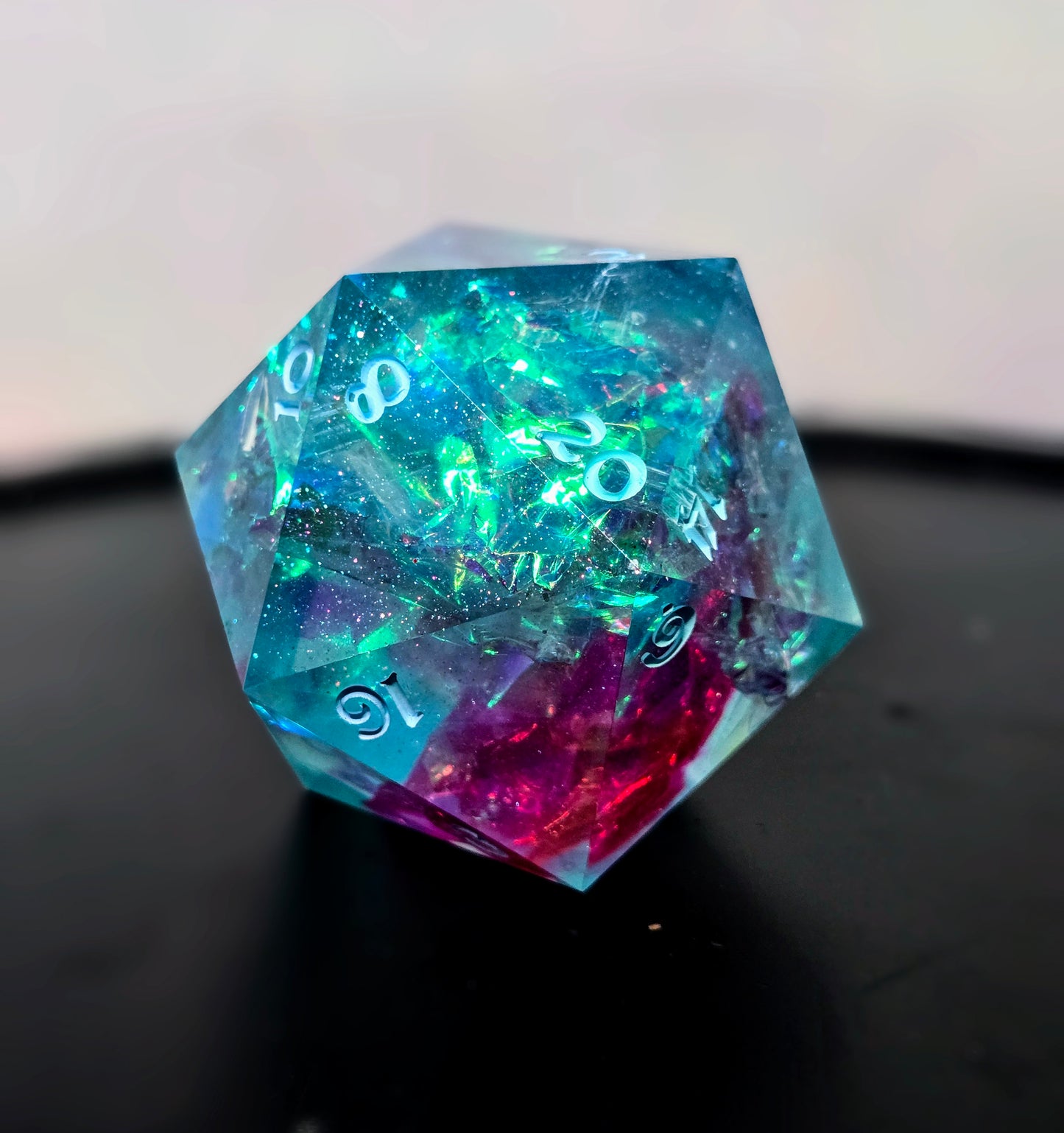 Blood in the Water - Chonky 55mm D20 for D&D and TTRPGs