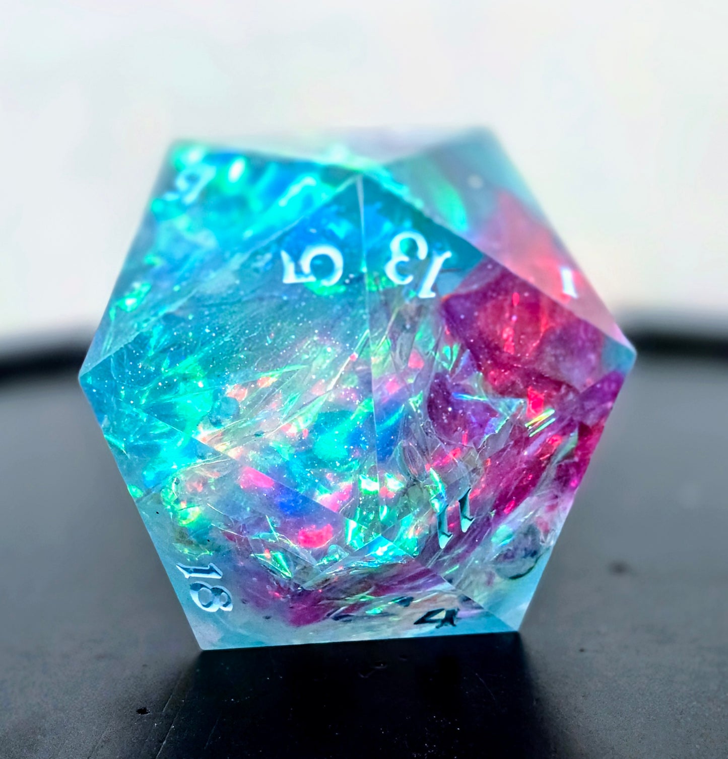 Blood in the Water - Chonky 55mm D20 for D&D and TTRPGs