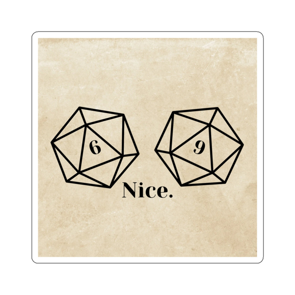 Nice. D20 Sticker