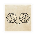Nice. D20 Sticker
