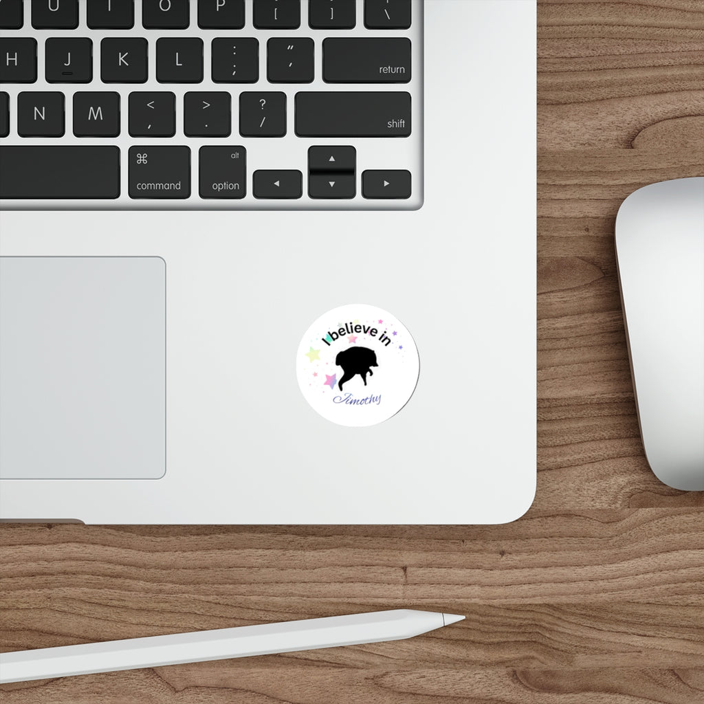 I Believe In Jimothy - Sticker for Laptops, Journals, Scrapbook