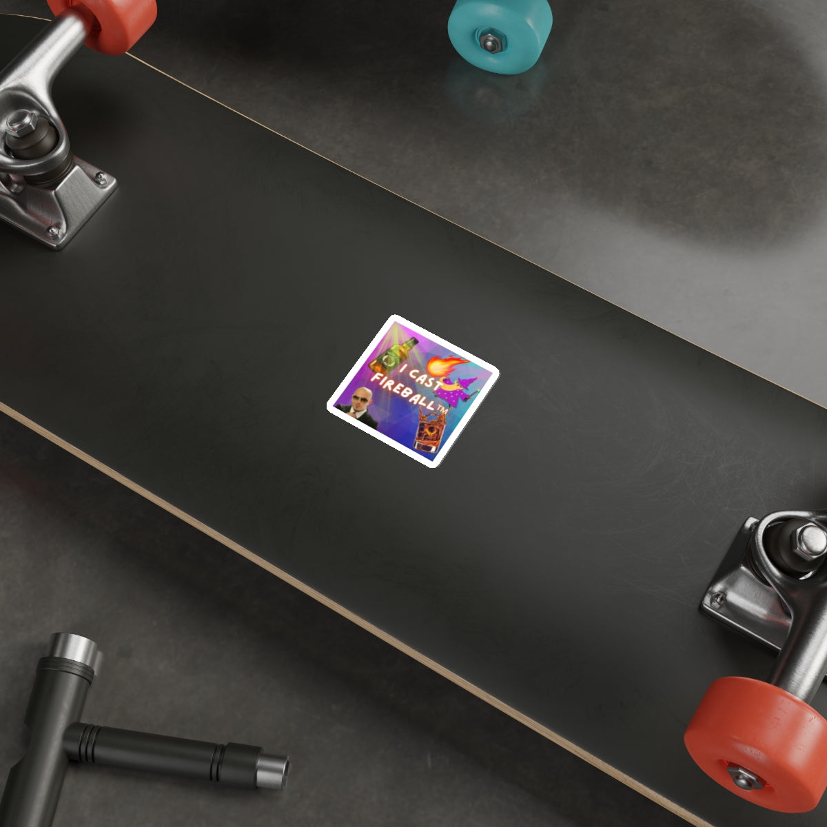 I cast Fireball™ sticker