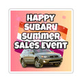 Happy Subaru Summer Sales Event Lesbian Pride sticker