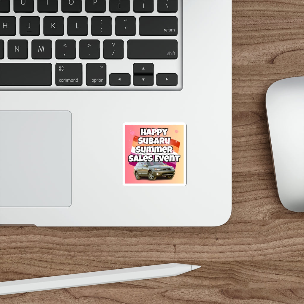 Happy Subaru Summer Sales Event Lesbian Pride sticker