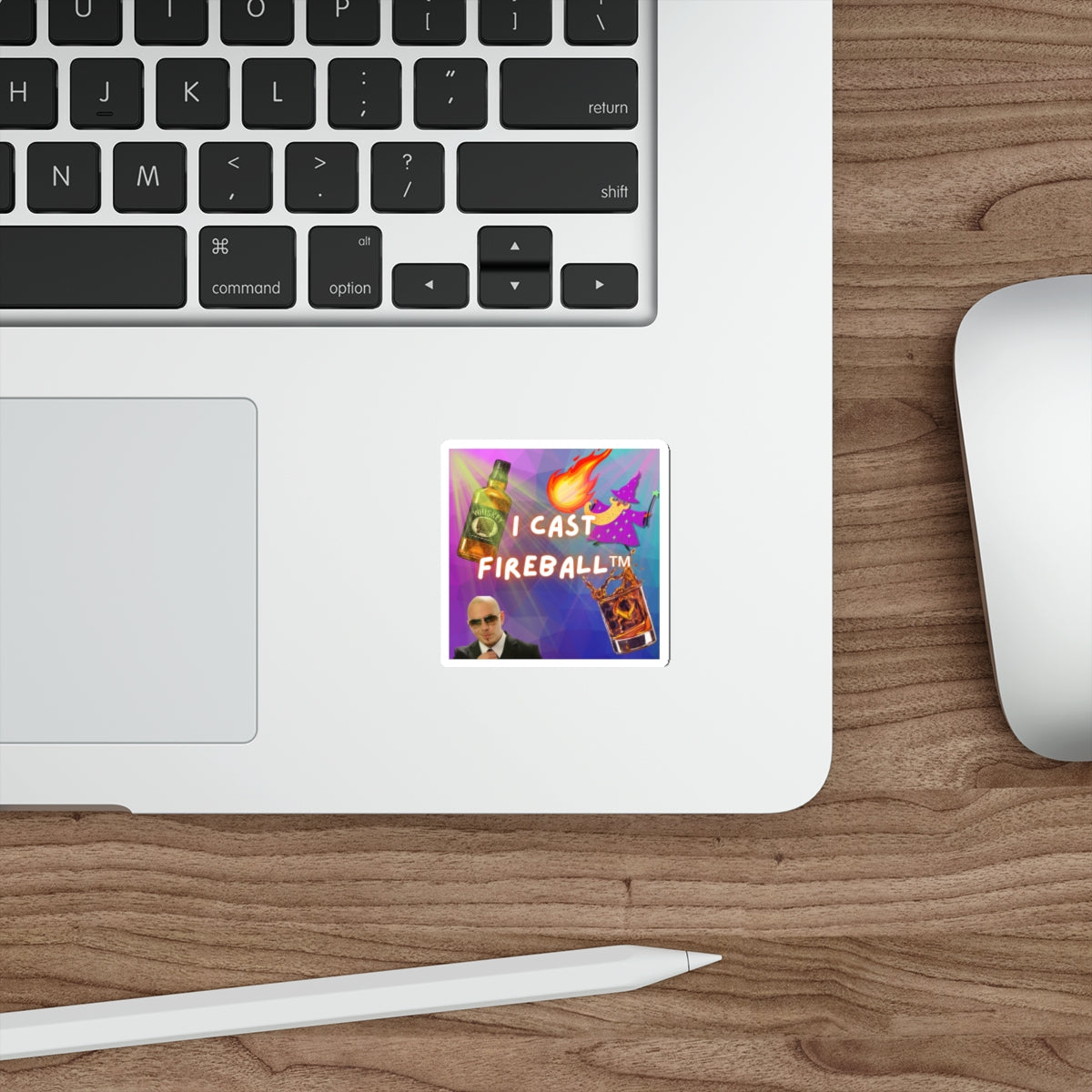 I cast Fireball™ sticker