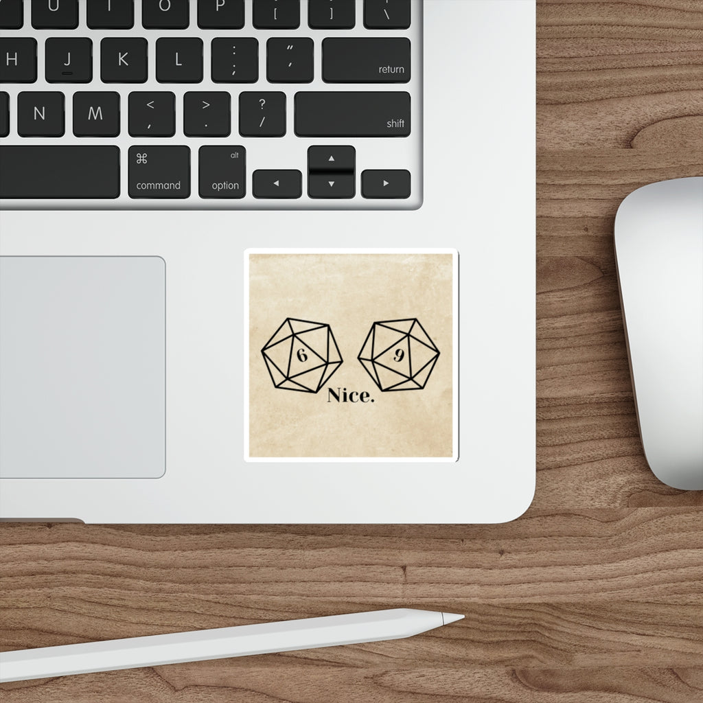 Nice. D20 Sticker