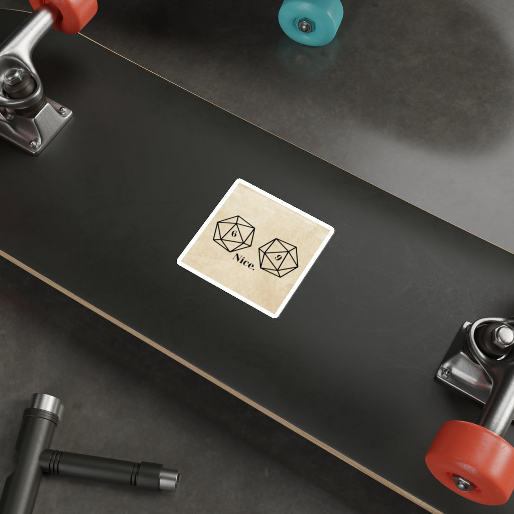 Nice. D20 Sticker