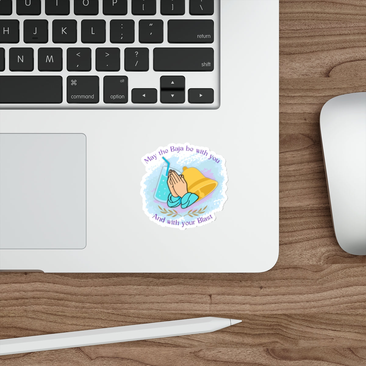 May the Baja be with you sticker