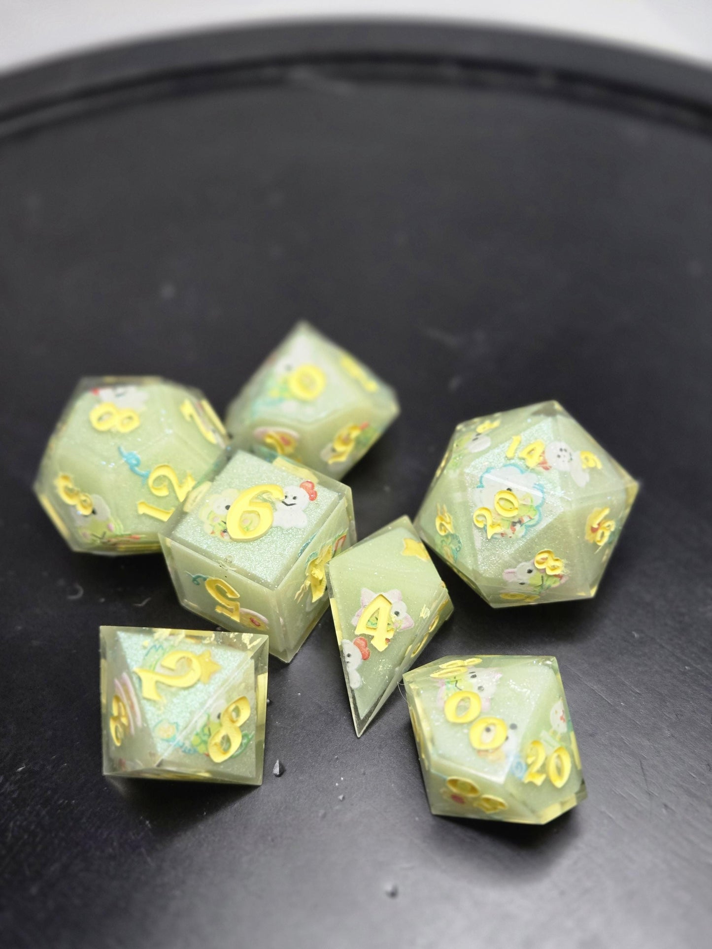 Kerkerokerropi Dice Set for D&D TTRPG Warhammer 40K Pathfinder