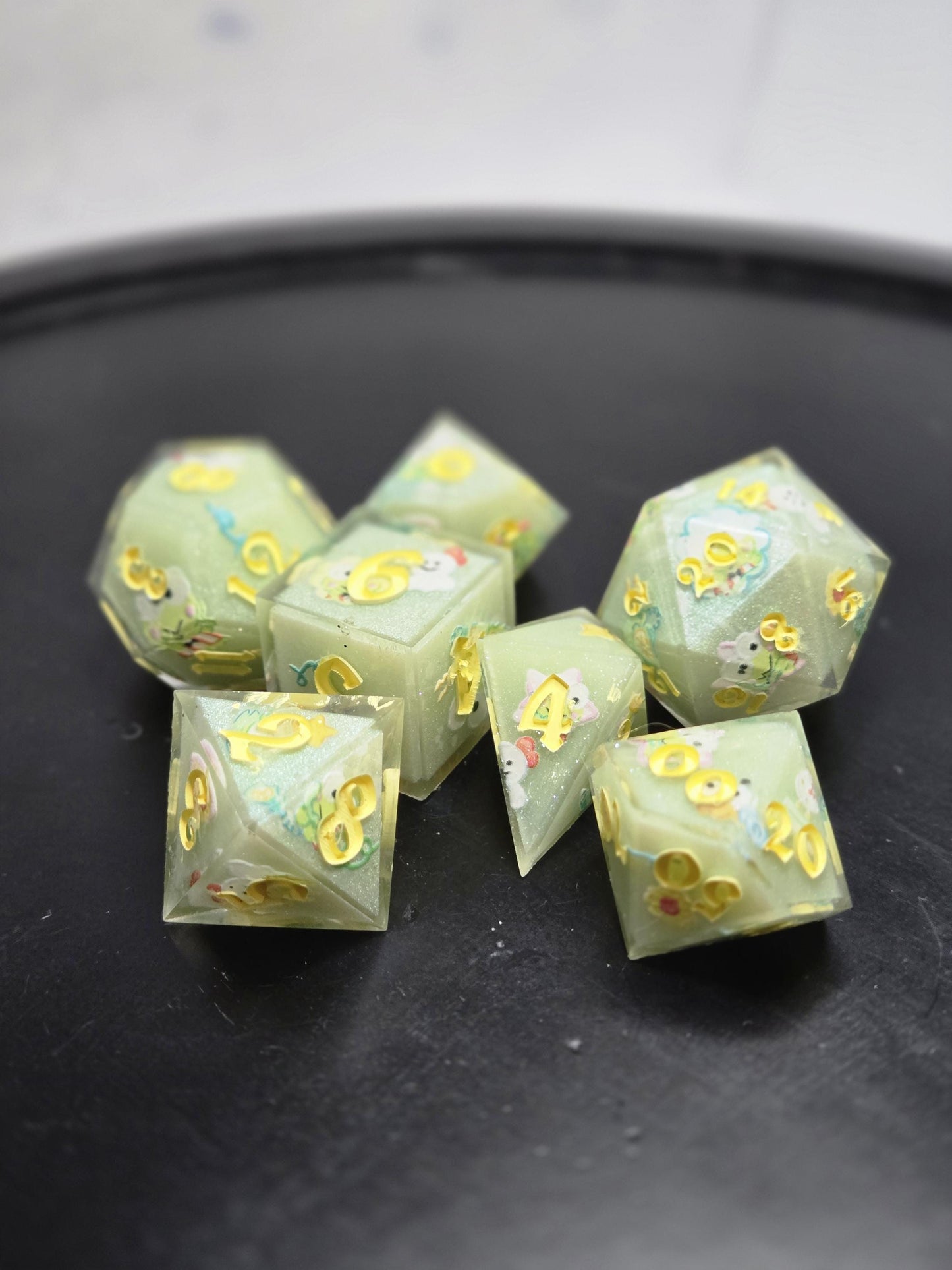 Kerkerokerropi Dice Set for D&D TTRPG Warhammer 40K Pathfinder