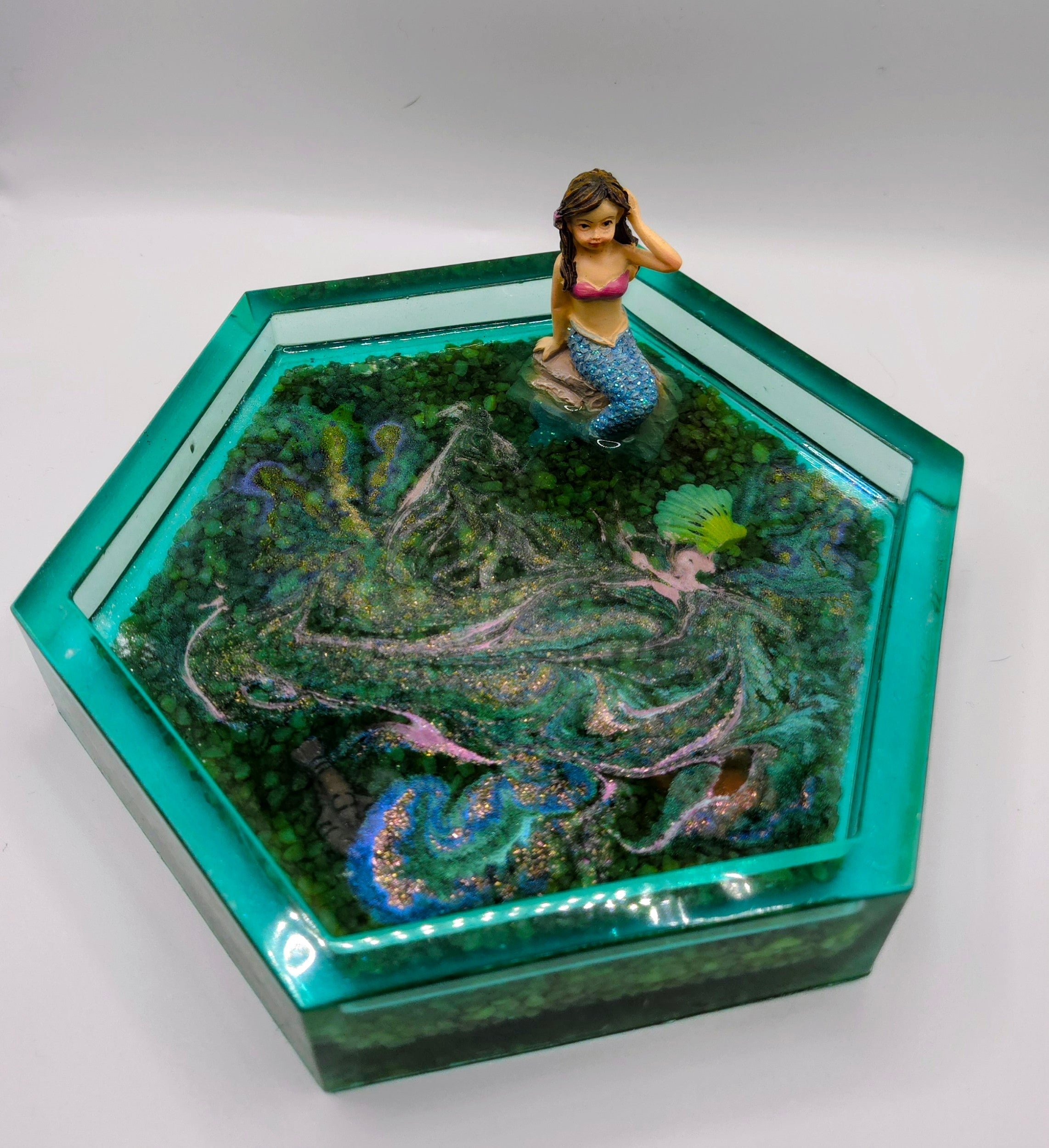 Mermaid Grotto Dice Tray