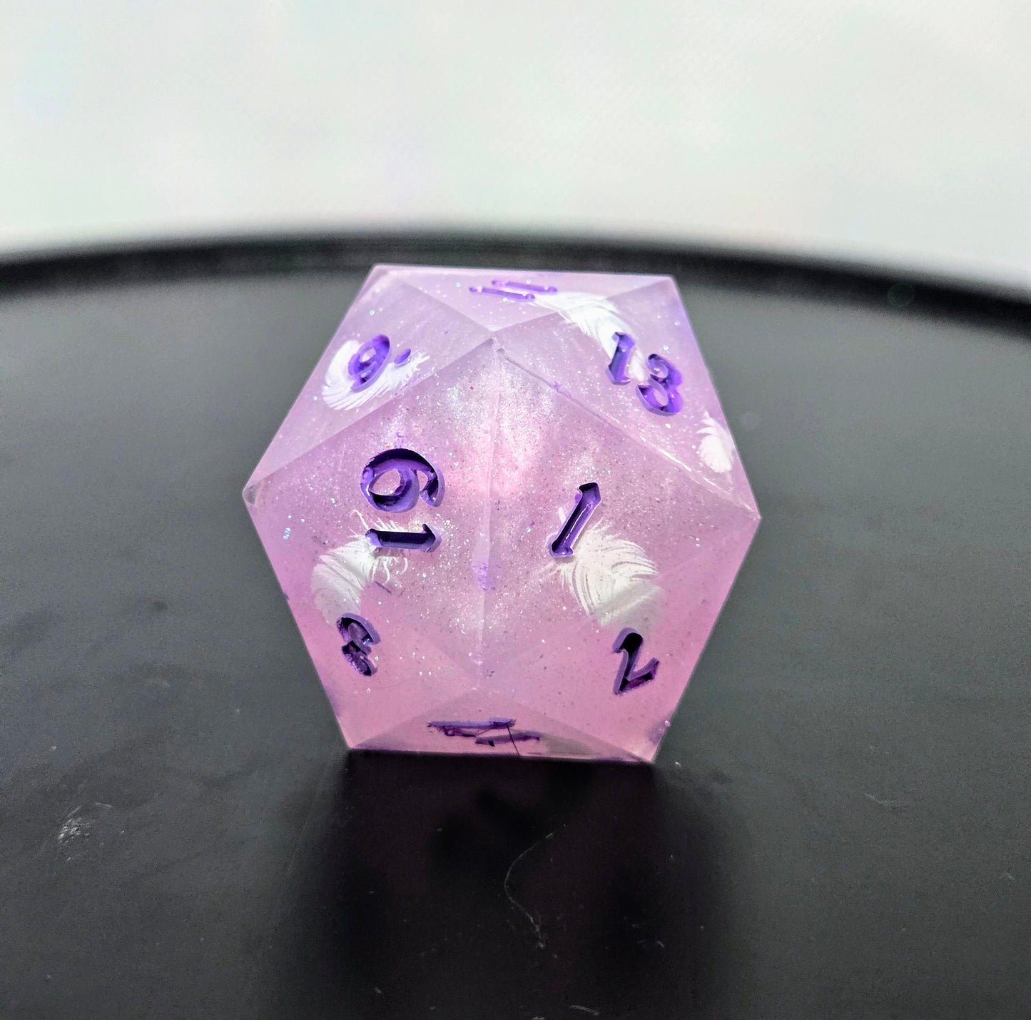 Feather Fall - Chonky D20 35mm for D&D and TTRPGs