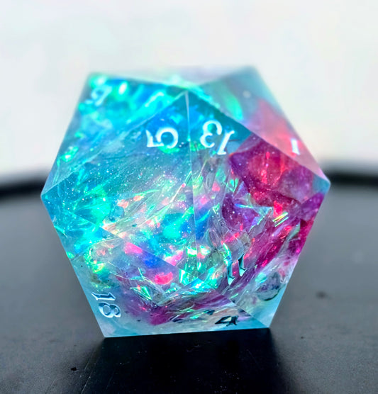 Blood in the Water - Chonky 55mm D20 for D&D and TTRPGs