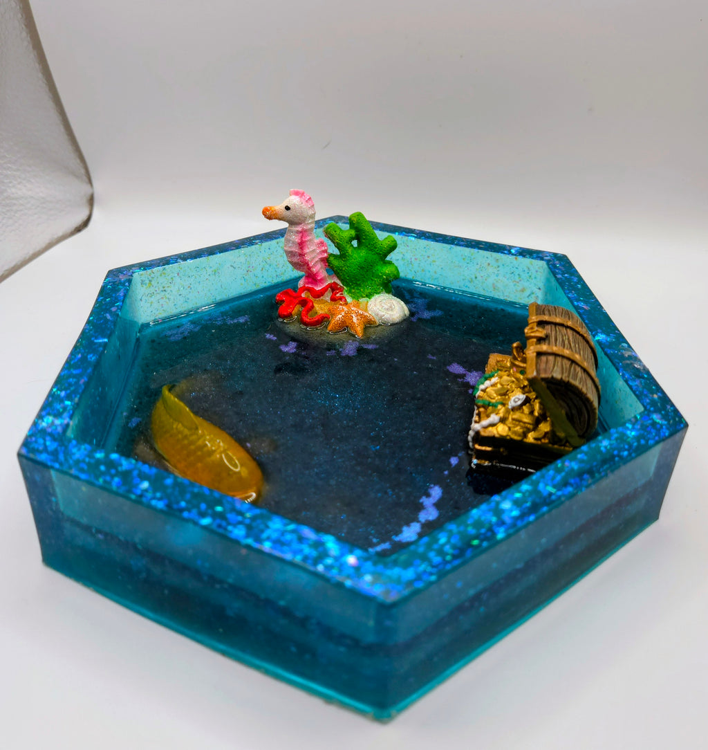 Fish Tank Dice Tray